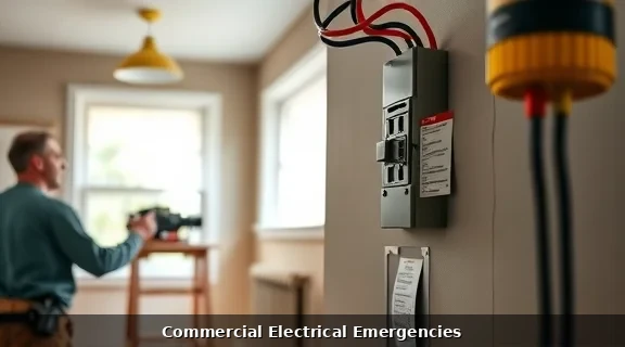 Residential electrical repair work in Denver home
