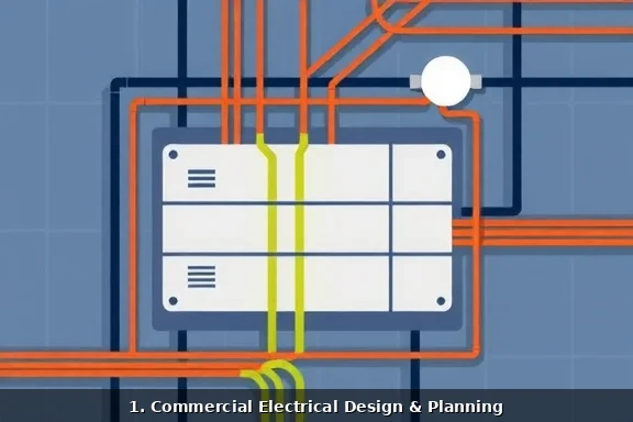 Commercial electrical installation in Denver building