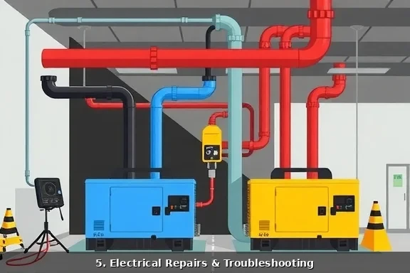 Data center power systems and backup generators