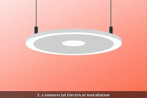 LED commercial lighting installation