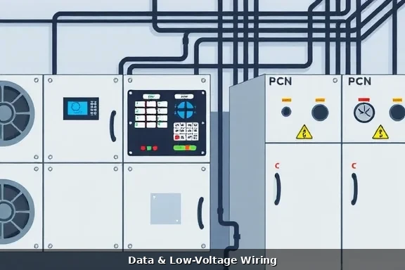 Industrial motor control center and PLC systems