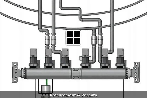 Electrical permits and documentation for commercial project
