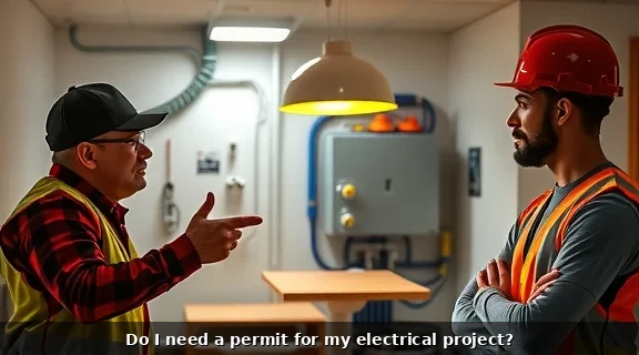 Electrician consulting with homeowner on project estimate in Denver