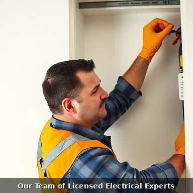 Licensed residential electrical specialist inspecting home wiring in Denver