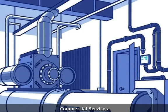 Industrial electrical machinery in Denver facility