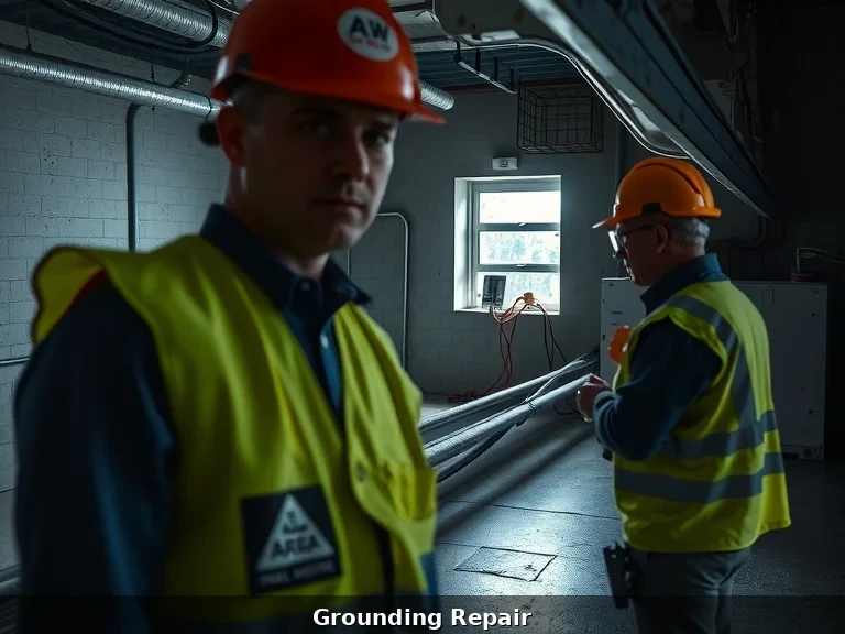 Licensed electrician performing electrical repair work in Denver home