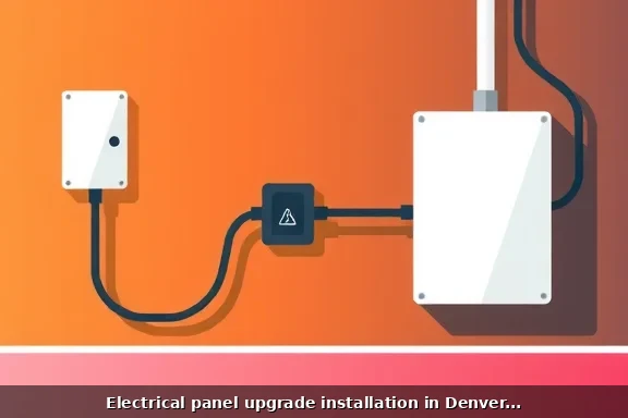 Electrical panel upgrade installation in Denver home