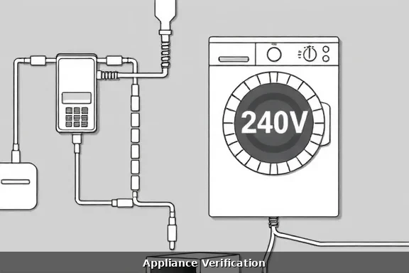 Testing 240V dryer circuit and dedicated appliance lines
