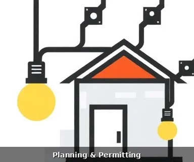 Electrical permits and blueprints