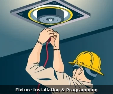 Installing light fixtures