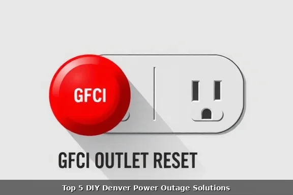 GFCI outlet reset button