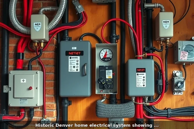 Electrical safety inspection in Denver home showing outlet testing