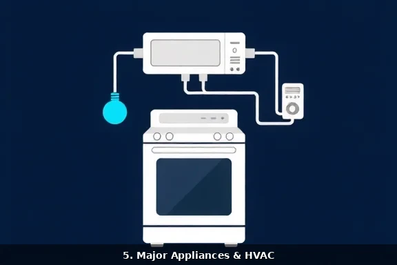 Major appliance electrical safety and maintenance