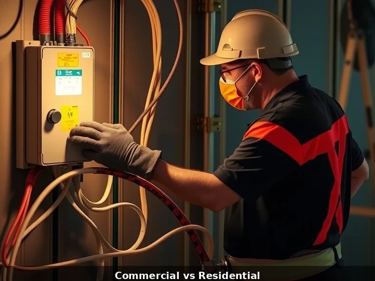 Emergency electrician responding to electrical hazard in Denver