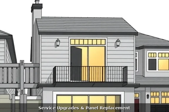 Residential electrical panel upgrade service in Denver home