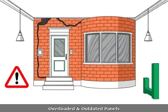 Dangerous knob and tube wiring in historic Denver home requiring immediate replacement