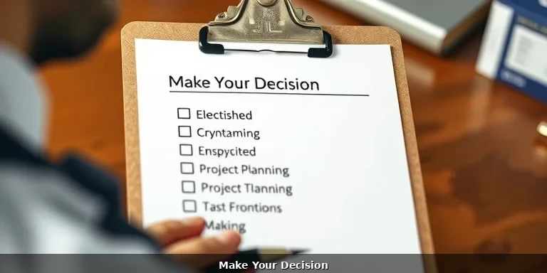 Project planning checklist clipboard
