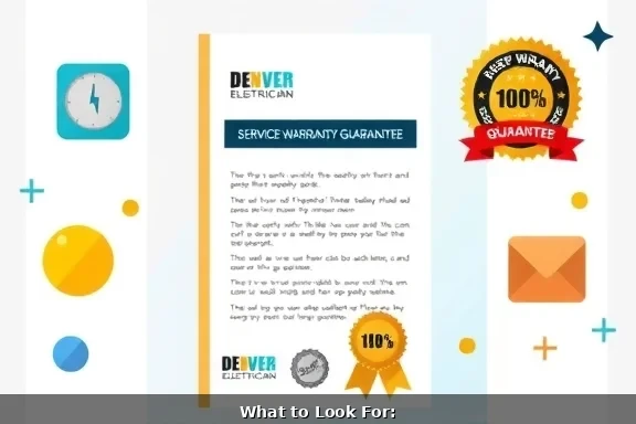 Service warranty and guarantee documentation