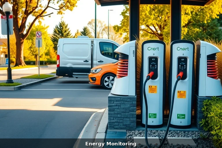 Smart electric vehicle charging station installation
