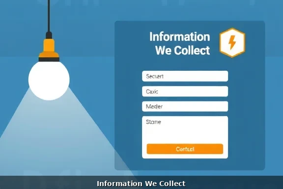 Secure contact form data collection interface