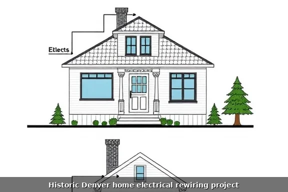 Historic Denver home electrical rewiring project