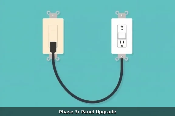 Smart electrical panel with circuit monitoring and load management capabilities