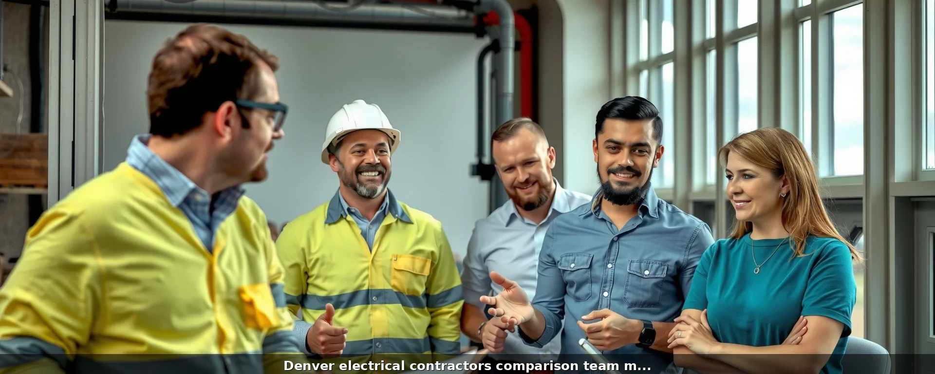 Denver electrical contractors comparison team meeting