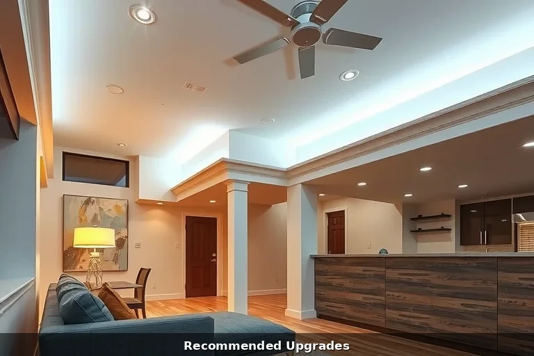Modern LED lighting installation and design in Denver residential home